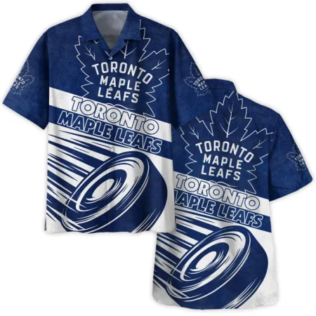 Ice Hockey Puck Toronto Maple Leafs National Hockey League All Over Prints BLNHL020924TMLHW - Hawaiian Shirt