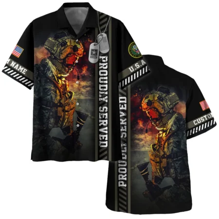 Personalized Proudly Served Veteran U.S. Army Apparel All Over Prints BLVTR130824A1AM - Hawaiian Shirt