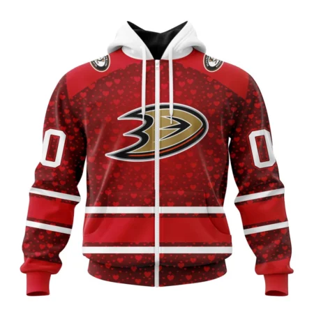 NHL Personalized Name And Number, Anaheim Ducks Special Gift For Valentines Day,QTNHL Personalized Name And Number,080524B1009