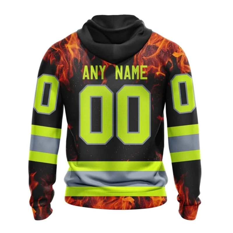 NHL Personalized Name And Number, Anaheim Ducks Special Design Honoring Firefighters,QTNHL Personalized Name And Number,080524B1105