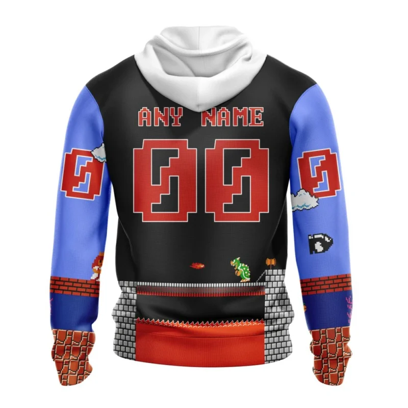 NHL Anaheim Ducks Special Kits With Super Mario Game Design,QTNHL080524A127