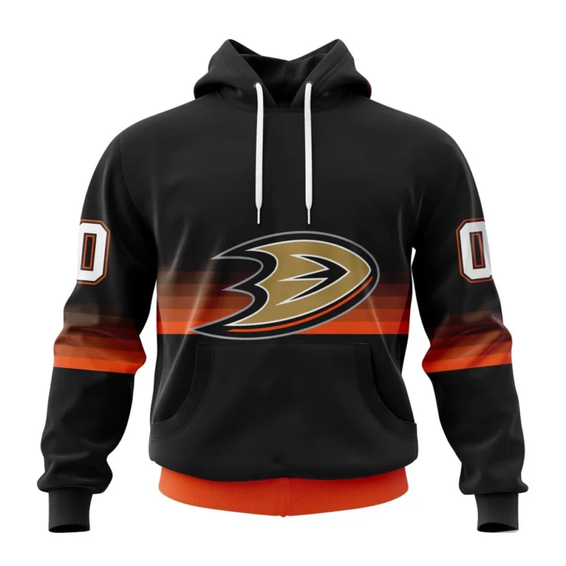 NHL Anaheim Ducks Special Black And Gradient Design,QTNHL080524A1422