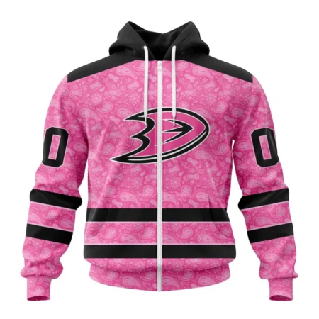 NHL Personalized Name And Number, Anaheim Ducks Special Pink Fight Breast Cancer,QTNHL Personalized Name And Number,080524B1654