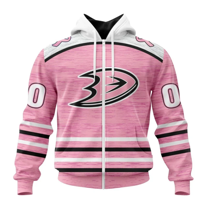 NHL Personalized Name And Number, Anaheim Ducks Special Pink Fight Breast Cancer Design,QTNHL Personalized Name And Number,080524B1759