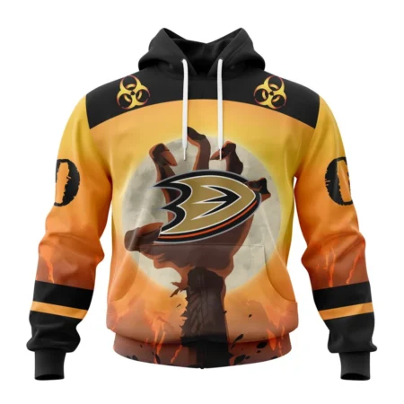 NHL Anaheim Ducks Special Zombie Design For Halloween,QTNHL080524A1952