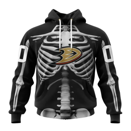 NHL Anaheim Ducks Special Skeleton Costume For Halloween,QTNHL080524A2041