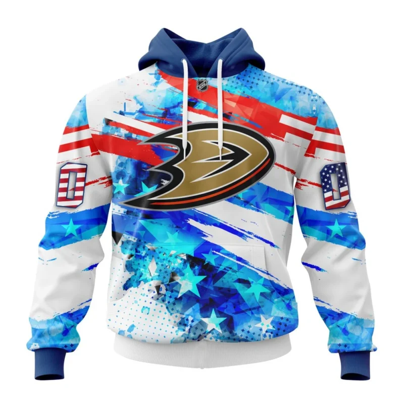 Anaheim Ducks, Special Concept For Independence Day,QTNHL080524A2147