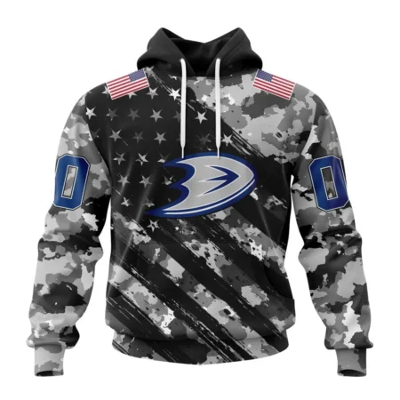 NHL Anaheim Ducks Special Camo Military Design,QTNHL080524A2189