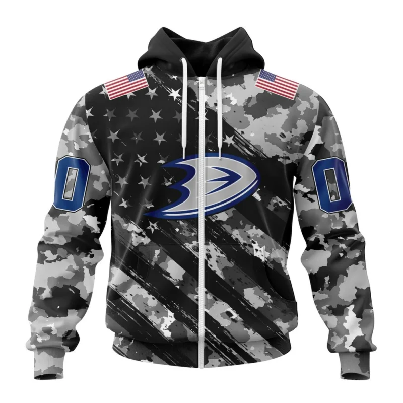 NHL Personalized Name And Number, Anaheim Ducks Special Camo Military Design,QTNHL Personalized Name And Number,080524B2189