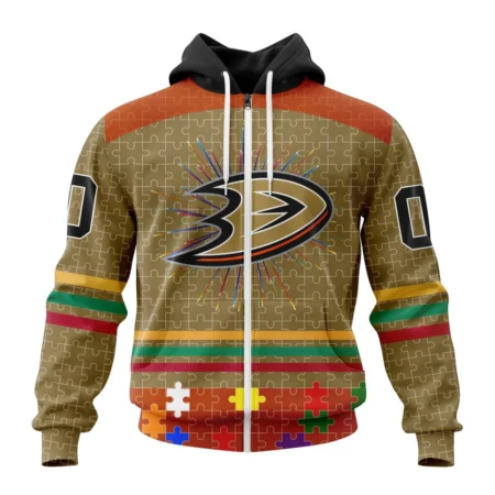 NHL Personalized Name And Number, Anaheim Ducks, Specialized Fearless Aganst Autism ,QTNHL Personalized Name And Number,080524B2535