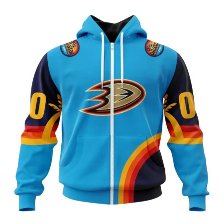 NHL Personalized Name And Number, Anaheim Ducks Special All-Star Game Design With Atlantic Ocean,QTNHL Personalized Name And Number,080524B2579