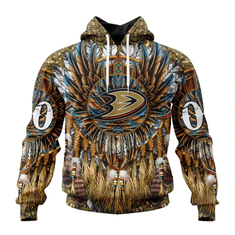 NHL Anaheim Ducks Special Native Costume Design,QTNHL080524A2752