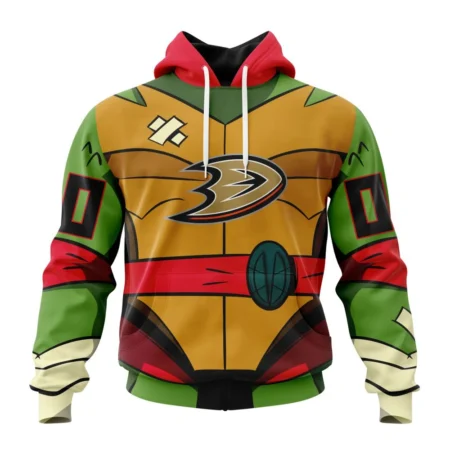 NHL Anaheim Ducks Special Teenage Mutant Ninja Turtles Design,QTNHL080524A276