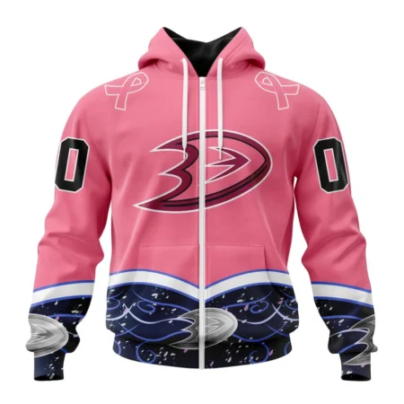 NHL Anaheim Ducks, Specialized Unisex For Hockey Fights Cancer,QTNHL 080524B2838