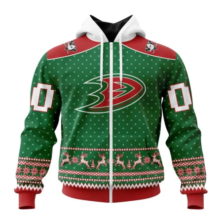 NHL Anaheim Ducks Special Christmas Apparel,QTNHL 080524B3055