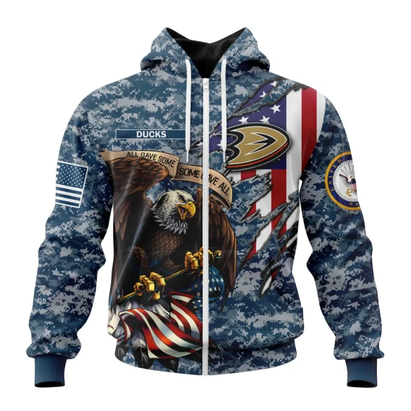 NHL Anaheim Ducks Honor Us Navy Veterans,QTNHL 080524B3162