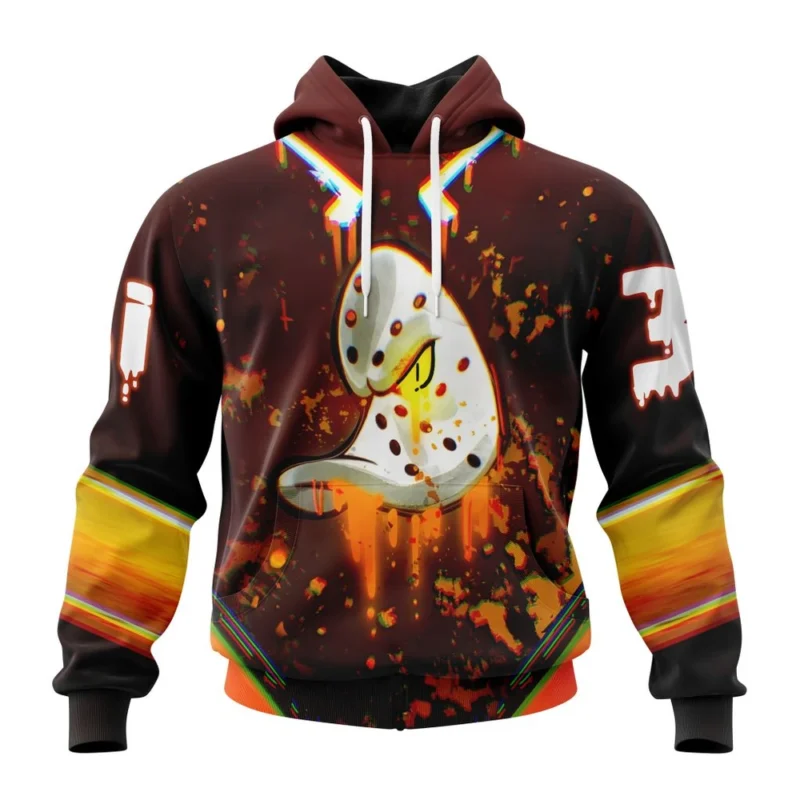 Anaheim Ducks, Specialized Jersey For Halloween Night,QTNHL080524A3251