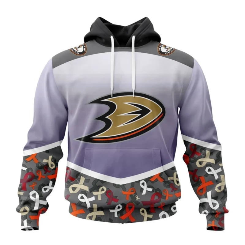 NHL Anaheim Ducks, Specialized Sport Fights Again All Cancer ,QTNHL080524A3372