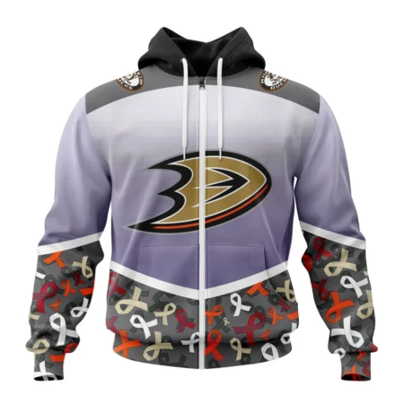 NHL Anaheim Ducks, Specialized Sport Fights Again All Cancer ,QTNHL 080524B3372