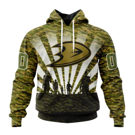 NHL Anaheim Ducks Special Military Camo Kits For Veterans Day And Rememberance Day,QTNHL080524A3486