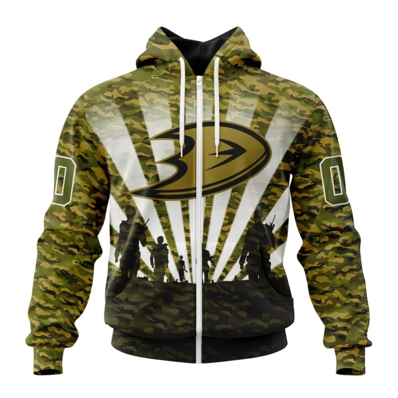 NHL Anaheim Ducks Special Military Camo Kits For Veterans Day And Rememberance Day,QTNHL 080524B3486