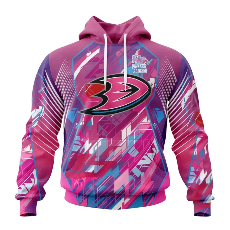 NHL Anaheim Ducks, Specialized Design I Pink I Can, Fearless Again Breast Cancer,QTNHL080524A3579