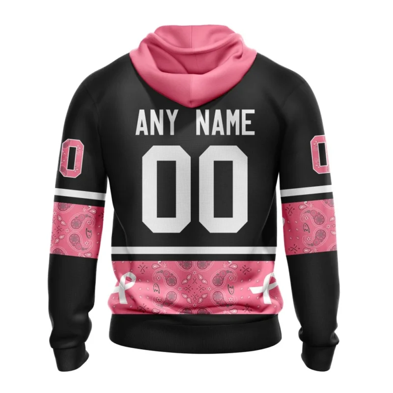 NHL Anaheim Ducks, Specialized Design In Classic Style With Paisley, In October We Wear Pink Breast Cancer,QTNHL 080524B3604