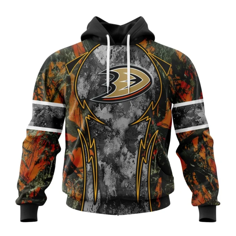 NHL Anaheim Ducks, Specialized Design Wih Camo Concepts For Hungting In Forest,QTNHL080524A3663