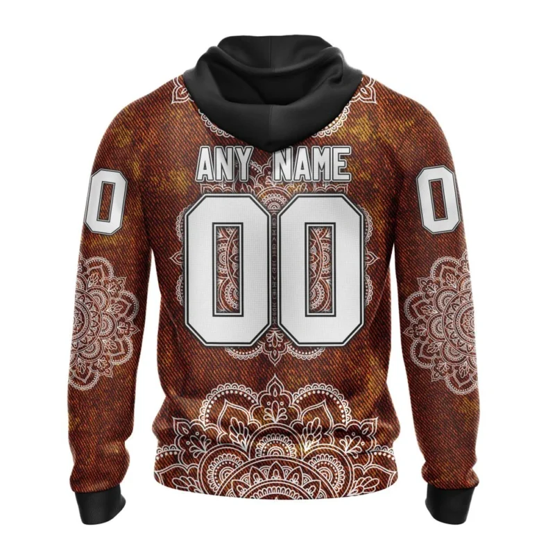 NHL Personalized Name And Number, Anaheim Ducks, Specialized Mandala Style,QTNHL Personalized Name And Number,080524B431