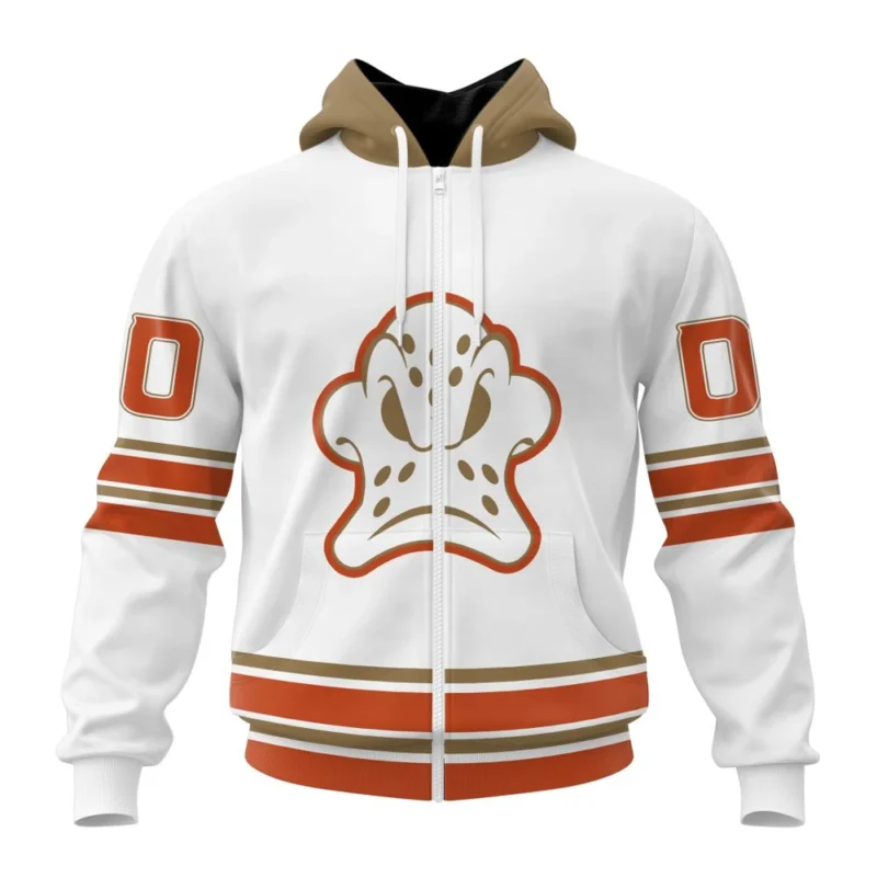 NHL Personalized Name And Number, Anaheim Ducks Special Whiteout Design,QTNHL Personalized Name And Number,080524B581