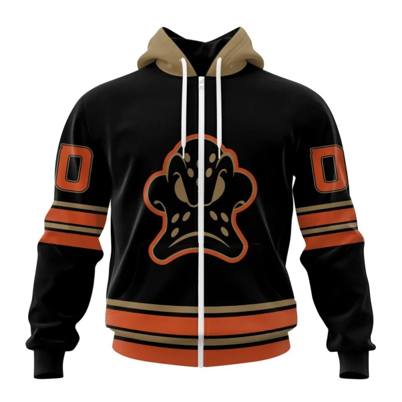 NHL Personalized Name And Number, Anaheim Ducks Special Blackout Design,QTNHL Personalized Name And Number,080524B613