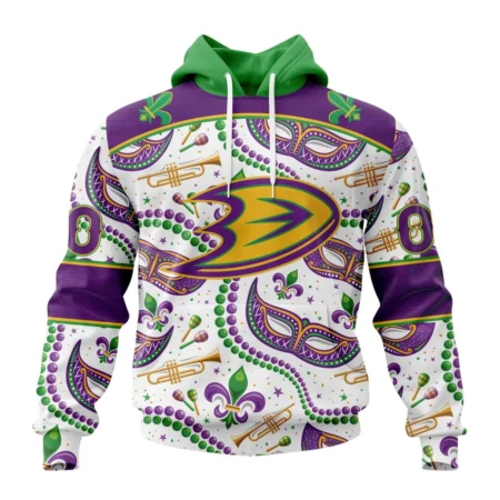 NHL Anaheim Ducks Special Mardi Gras Design,QTNHL080524A753