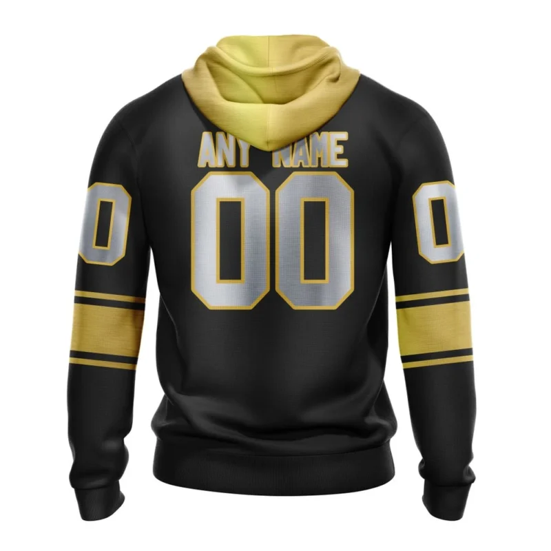 NHL Personalized Name And Number, Anaheim Ducks Special Black And Gold Design,QTNHL Personalized Name And Number,080524B785