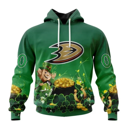 NHL Anaheim Ducks Special Design For St. Patrick' Day,QTNHL080524A915