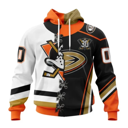 NHL Anaheim Ducks Special Home Mix Reverse Retro Personalized Kits,QTNHL080524A945