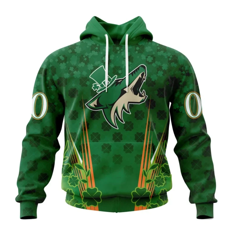 NHL Arizona Coyotes Special Design For St. Patrick' Day,QTNHL080524A1165