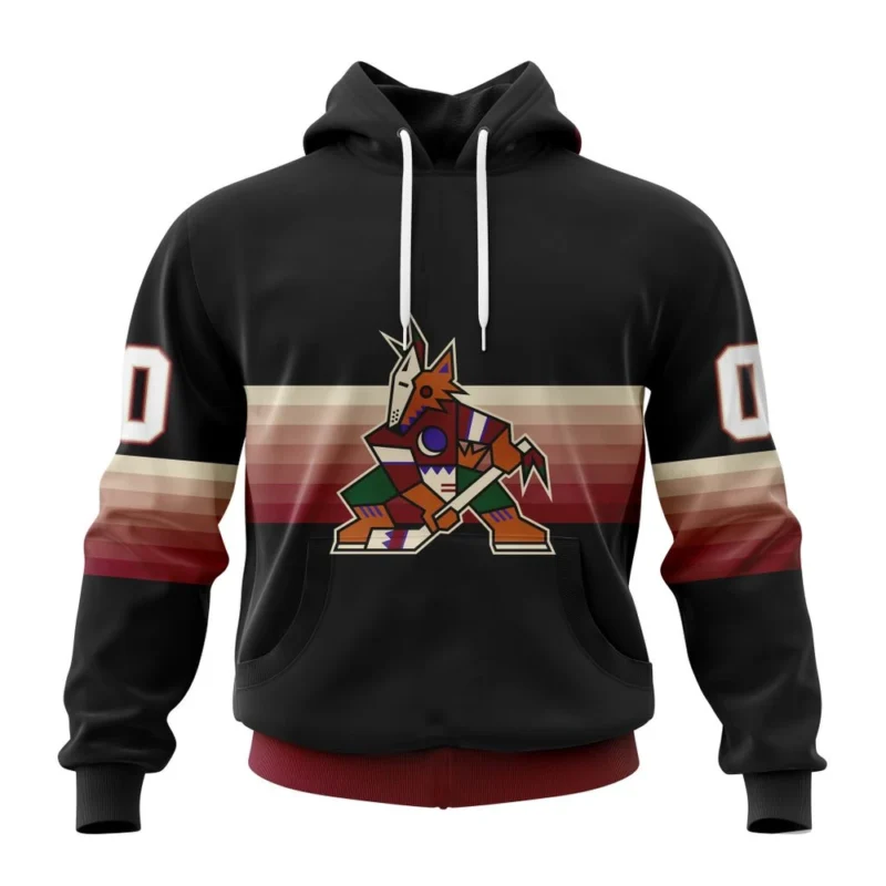 NHL Arizona Coyotes Special Black And Gradient Design,QTNHL080524A1423