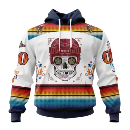 NHL Arizona Coyotes Special Design For Dia De Los Muertos,QTNHL080524A1463