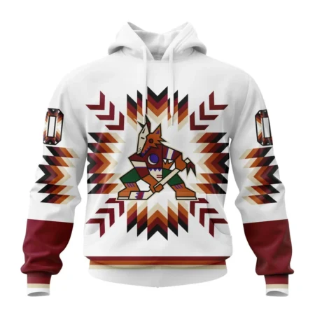 NHL Arizona Coyotes Special Design With Native Pattern,QTNHL080524A1595