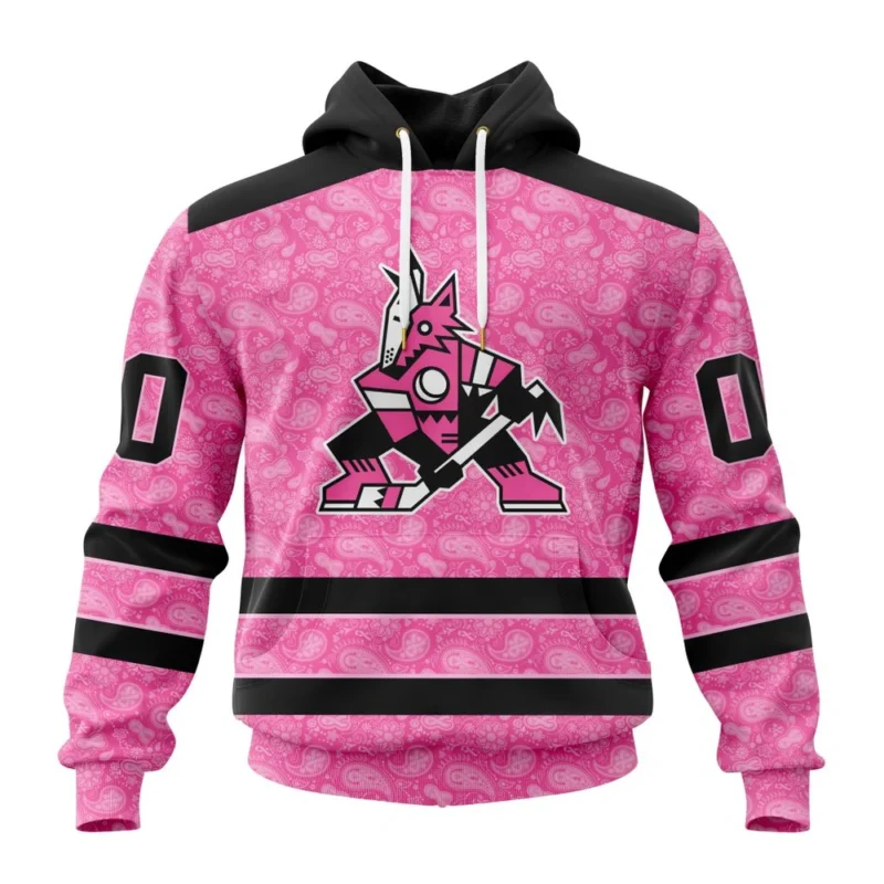 NHL Arizona Coyotes Special Pink Fight Breast Cancer,QTNHL080524A1655