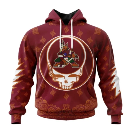 NHL Arizona Coyotes Special Grateful Dead Design,QTNHL080524A1922