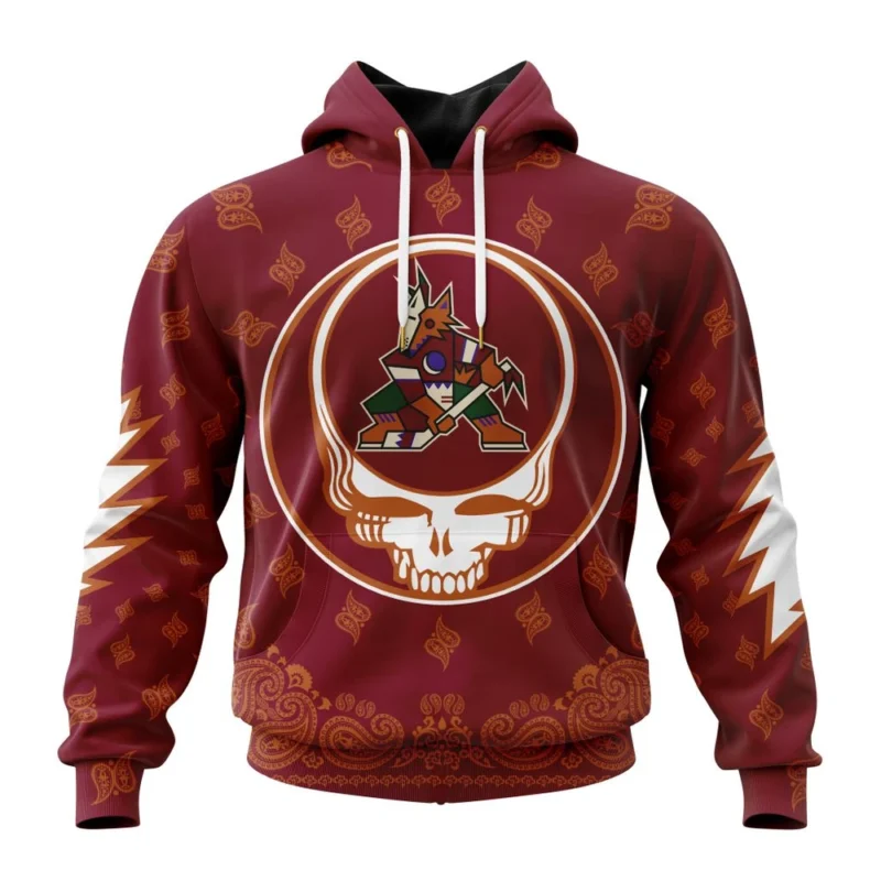 NHL Arizona Coyotes Special Grateful Dead Design,QTNHL080524A1922