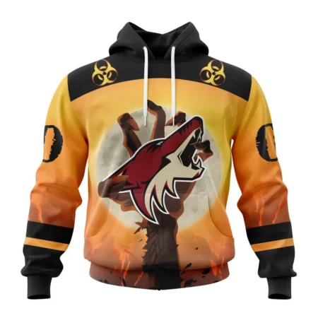 NHL Arizona Coyotes Special Zombie Design For Halloween,QTNHL080524A1953