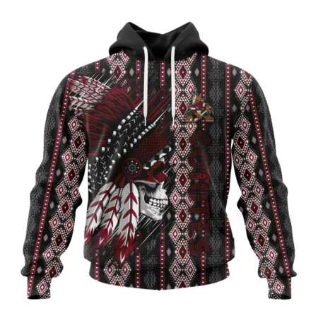 NHL Arizona Coyotes Special Skull Native Design,QTNHL080524A2128