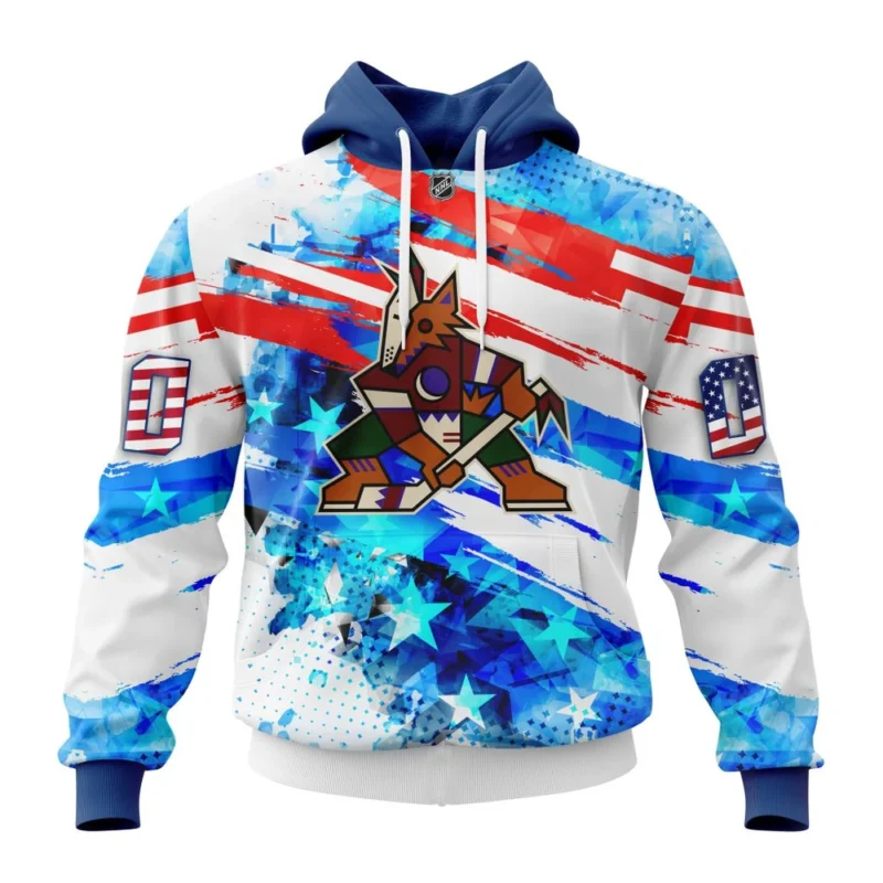 Arizona Coyotes, Special Concept For Independence Day,QTNHL080524A2149