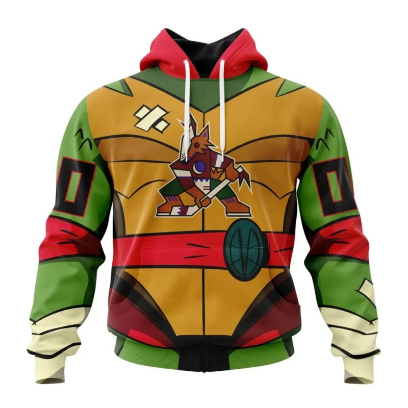 NHL Arizona Coyotes Special Teenage Mutant Ninja Turtles Design,QTNHL080524A2284