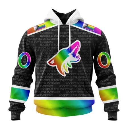 NHL Arizona Coyotes Special Pride Design Hockey Is For Everyone,QTNHL080524A2725