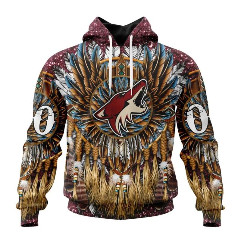 NHL Arizona Coyotes Special Native Costume Design,QTNHL080524A2753