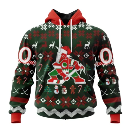 NHL Arizona Coyotes, Specialized Unisex Christmas Is Coming,QTNHL080524A2946