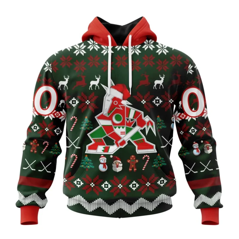 NHL Arizona Coyotes, Specialized Unisex Christmas Is Coming,QTNHL080524A2946